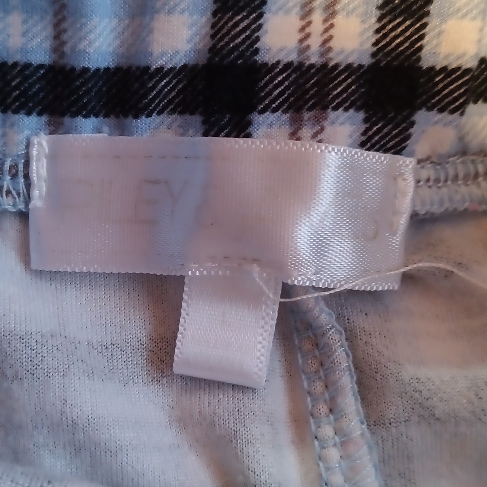 Women light blue plaid mini skirt size large skirt, Y2K. - Picture 3 of 6